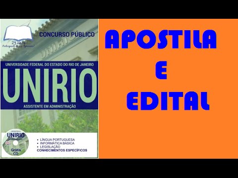 Apostila Assistente em Administraçao Concurso UNIRIO 2016