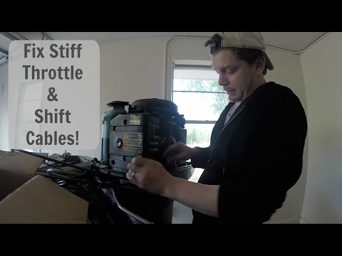 How to Fix Throttle and Shift Cables That Are Stiff or Seized Up!