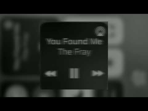 The Fray - You Found Me (sped up)