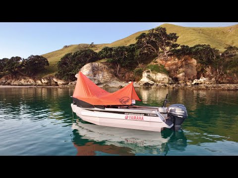 Solo 2 DAYS Boat Camping and Spearfishing - Catch & Cook