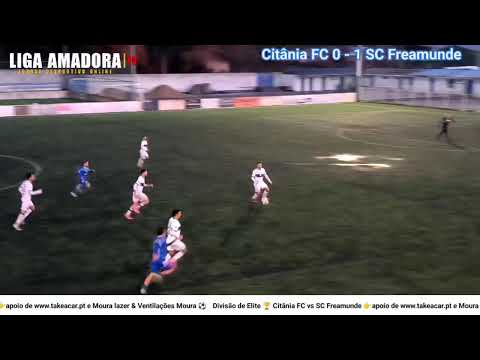 Divisão de Elite 🏆 Citânia FC vs SC Freamunde 👉apoio takeacar.pt e Moura lazer & Ventilações Moura