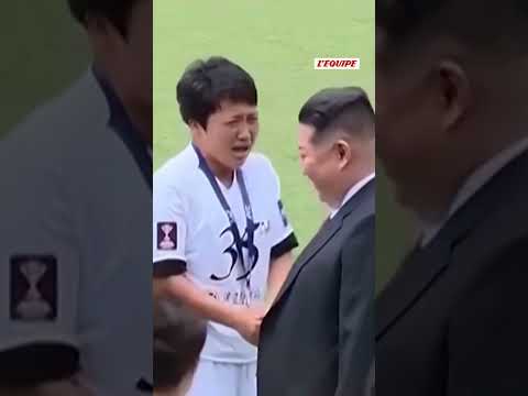 ➡️​ Larmes, extase et propagande :Kim Jong Un félicite les joueuses de Naegohyang #football #shorts