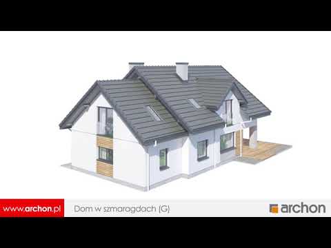 Dom w szmaragdach (G) - prezentacja projektu w obrocie 360 stopni