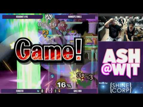 Ferocitii (Peach) vs GHQ | Nox (Captain Falcon) - ASH@WIT #115 Melee Winner's Finals