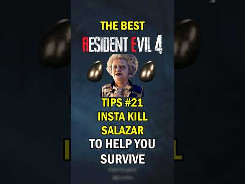 Tips YOU NEED to survive in RESIDENT EVIL 4 REMAKE INSTAKILL SALAZAR