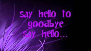 Shontelle - Say hello to goodbye (Lyrics)