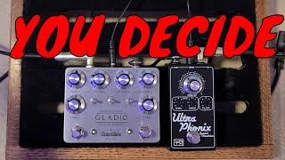 Video thumbnail for Cornerstone GLADIO VS Vertex ULTRAPHONIX MKII - BATTLE OF The Dumble Tone! No Talking by Buddy Blues