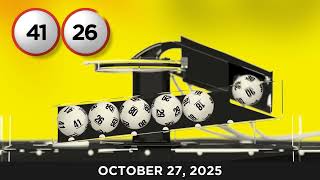 Maryland Lottery MultiMatch 10/27/2025