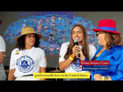 WUST Students Took the Stage with Pride at the International Colombian Festival!