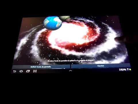 3D Galaxy Live Wallpaper Delux video