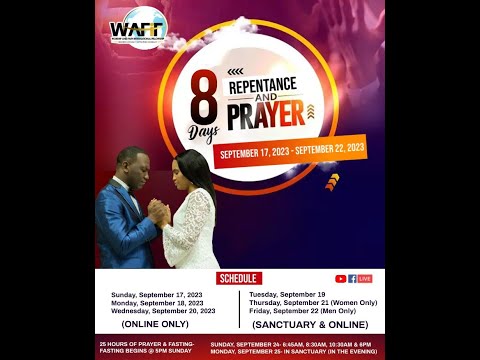 Welcome to Day 3 of 8 Days of Repentance and Prayer