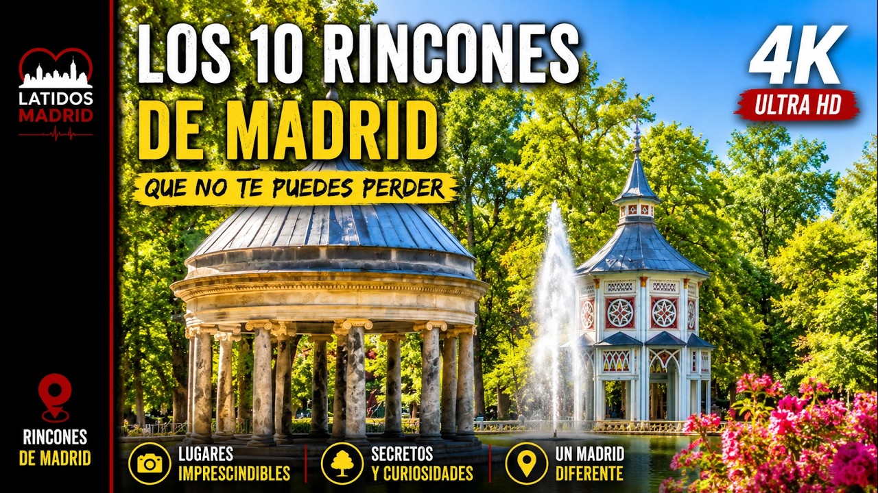 Los MEJORES RINCONES de MADRID, que no puedes dejar de visitar y disfrutar.