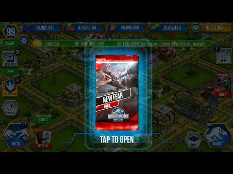 OPEN ALL GRAND PREMIUM INDOMINUS REX VS T. REX VS T. REX GEN 2 | JURASSIC WORLD THE GAME