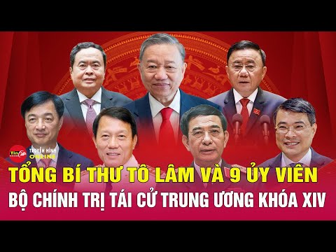 Bản tin thời sự trưa 23/1: Tổng Bí thư Tô Lâm và 9 Ủy viên Bộ Chính trị tái cử Trung ương khóa XIV