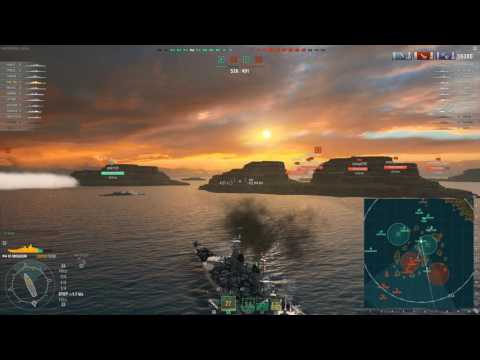 Missouri 64K salvo against Yamato