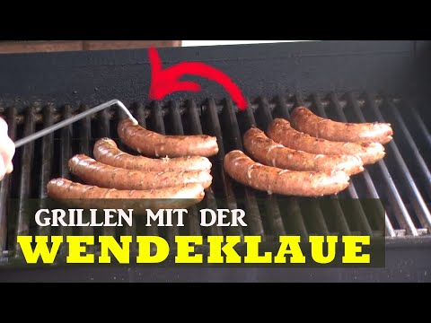 Wendeklaue aus Edelstahl 🥩 So wendet man Grillfleisch richtig