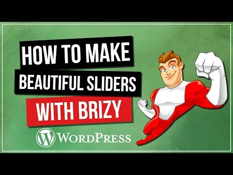 BRIZY Page Builder How To Make Beautiful Sliders