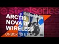 Steel Series Headset Arctis Nova 7P Blau/Schwarz