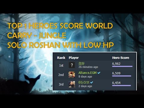 Number #1 Hero Score IO - Jungle, Solo roshan, Carry io - Normal Game