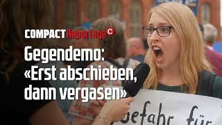 Demo gegen AfD: «Erst abschieben, dann vergasen»
