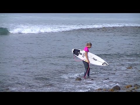 Stephanie Gilmore Surfing Trestles Like a Boss
