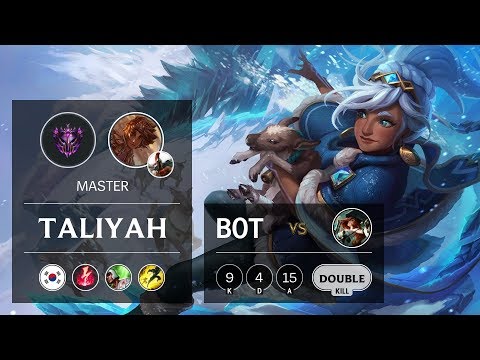 Taliyah Bot vs Miss Fortune - KR Master Patch 9.13