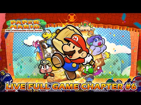 Paper Mario: The Thousand Year Door 🔴LIVE (FULL GAME) Chapter 6: 3 Days of Excess