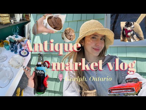 Vlog do mercado de antiguidades de Toronto