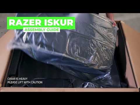 Razer Iskur - Black/Green RZ38-02770100-R3G1