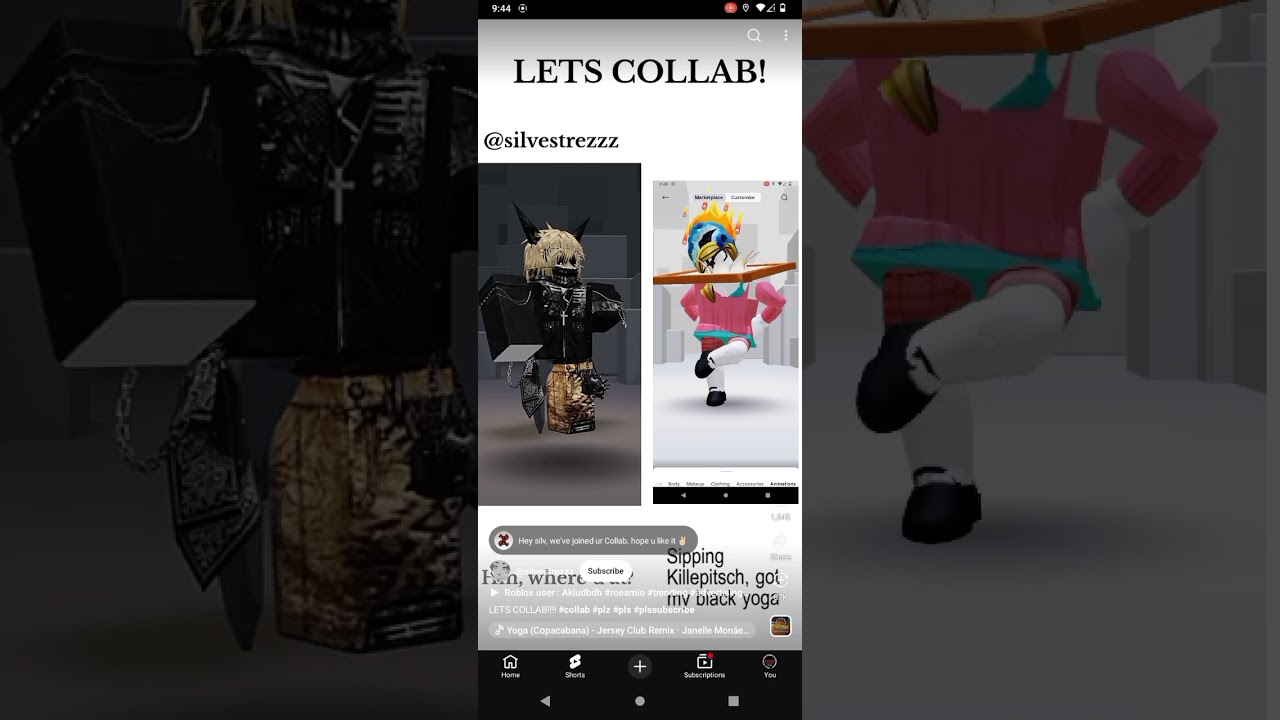 collab with this dude ໒꒰ྀི ˶• ༝ •˶ ྀི১ #roblox #fypyoutube #robloxedits #robloxyt #robloxanimation