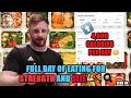 FULL DAY OF EATING FOR STRENGTH AND SIZE - 4,000 CALORIES PER DAY! - VLOG 88