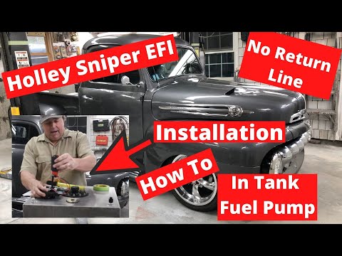Holley Sniper In Tank Fuel Pump Installation