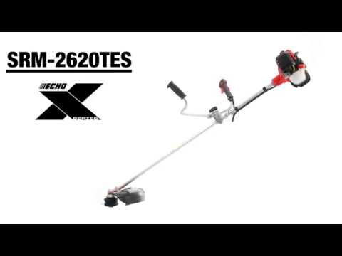 SRM 2620TES ECHO X-Series trimmer /brushcutter. See the features that make it special.