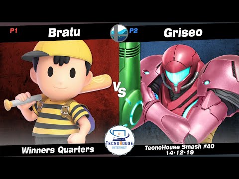 TecnoHouse #40: SU:/ Bratu (Ness) vs RT+ Griseo (Samus) - Winners Quarters