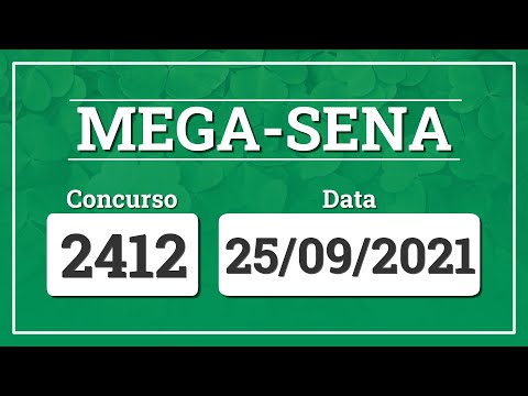 Capa de MEGA-SENA 2412