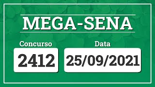 Capa de MEGA-SENA 2412