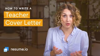 How to write a Teacher cover letter