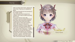 Download lagu Atelier Lulua - Extra voices: Eva (CV: Kana Asumi) mp3