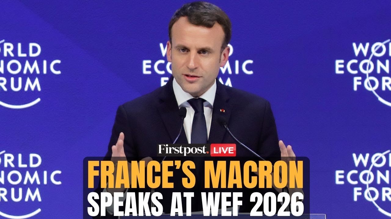 WEF 2026 LIVE: Special Address by French President Macron at World Economic Forum in Davos
