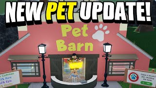 NEW PETS  UPDATE IN LAUNDRY SIMULATOR! (ROBLOX)