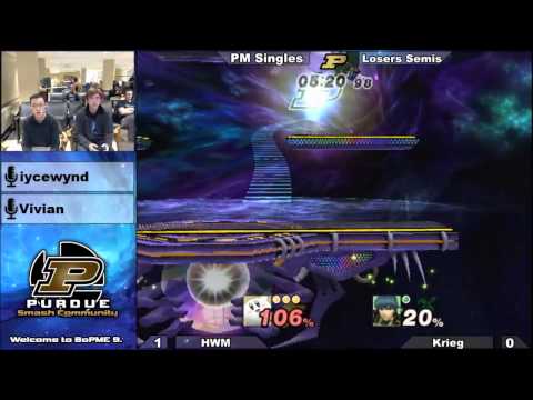 BoPME 9 PM - HWM (Marth) vs. Krieg (Kirby) Losers Quarters