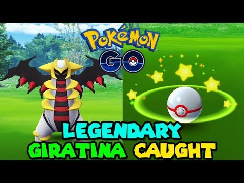 GIRATINA CAUGHT IN POKEMON GO - POKEMON GO GEN 4 LEGENDARY POKEMON