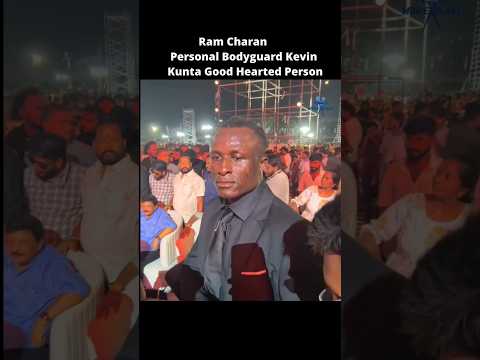 Ram Charan Personal Bodyguard Kevin Kunta Good Hearted Person 🫂🥵#ramcharan#bodygod #mmafighter#peddi