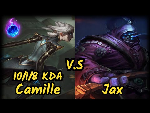 Elwind (CAMILLE) vs JAX - 10/1/8 KDA TOP GAMEPLAY - EUW Ranked DIAMOND