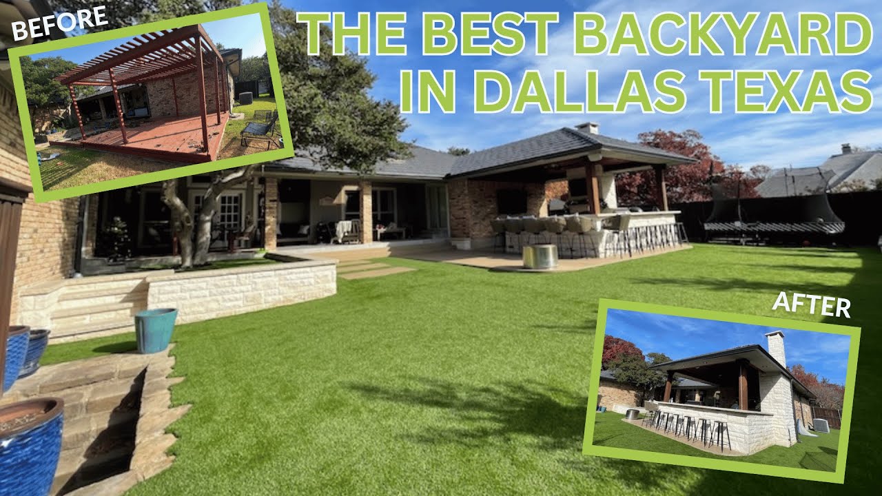 UPGRADING THE BACKYARD IN DALLAS, TX!