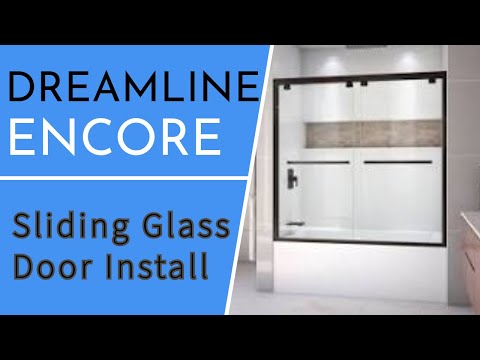 Installing a DreamLine Encore Oil Rubbed Sliding Bathtub Door - Bathroom DIY