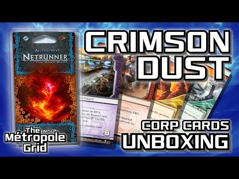 Netrunner Unboxing: Crimson Dust - Corporation Cards
