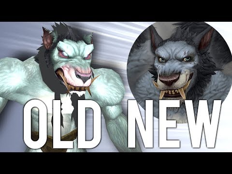 New Worgen/Goblin Models VS Original Models In Patch 8.2.5 - WoW: Battle For Azeroth 8.2