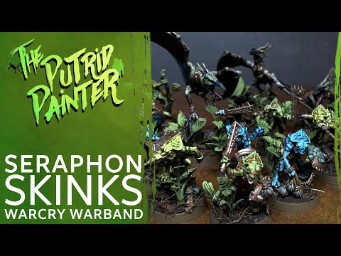 How to paint Seraphon Skinks