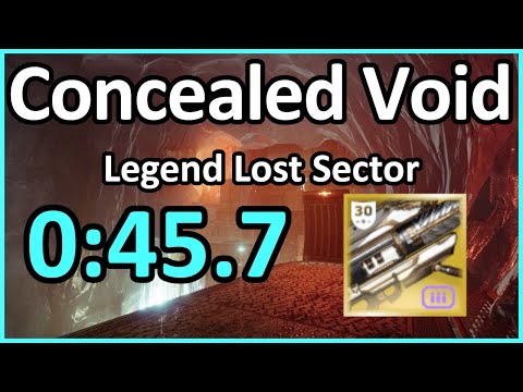 Concealed Void Legend Speedrun - 0:45.7 Platinum
